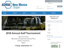 Tablet Screenshot of newmexicoashrae.org